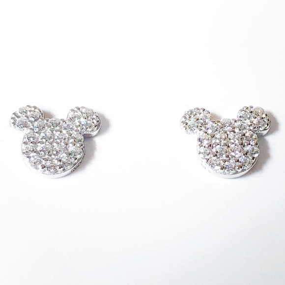 Disney Jewelry - NWT Sterling Silver Mickey Mouse Stud Earrings